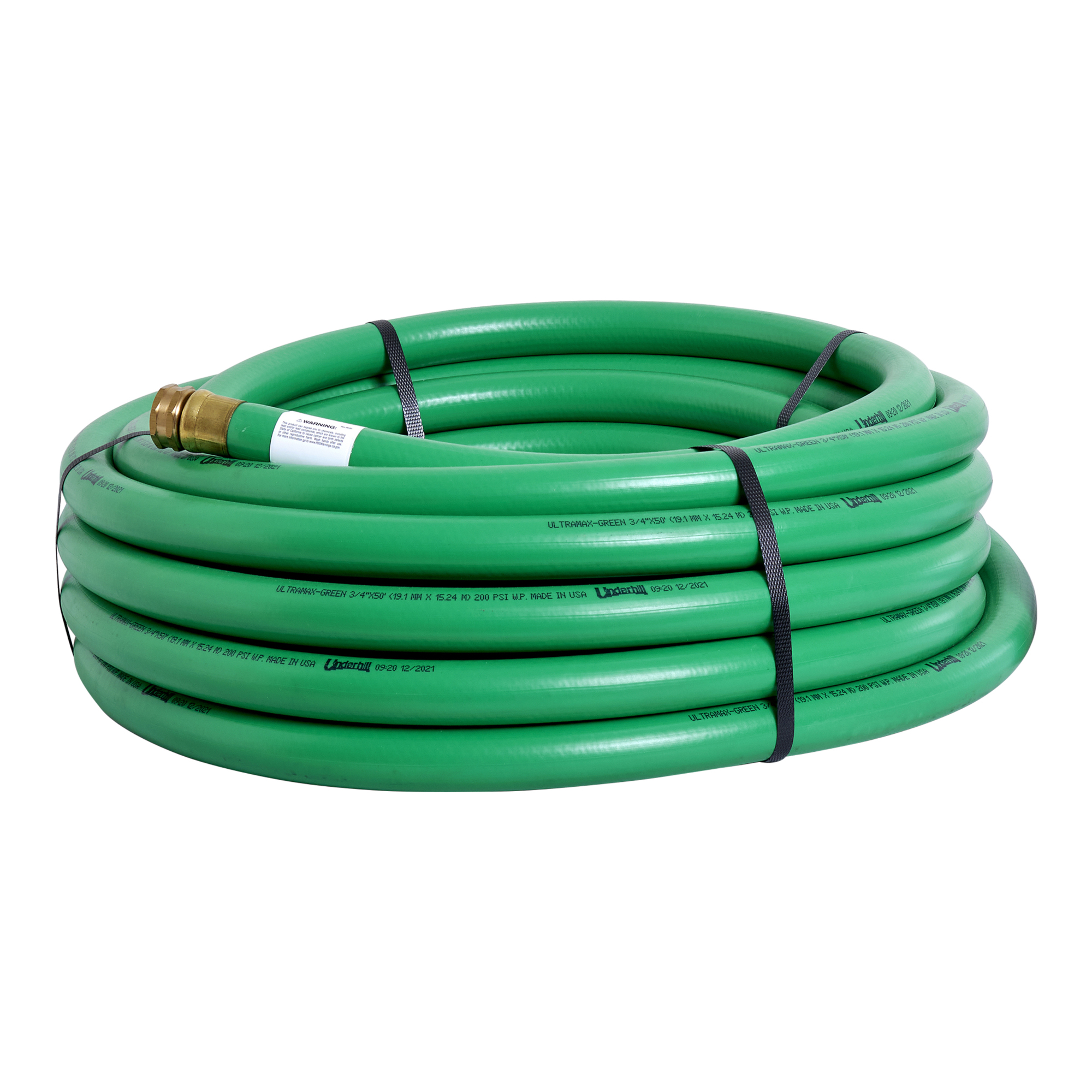 Underhill UltraMax Green 3/4 in. Commercial Hose – 50 ft